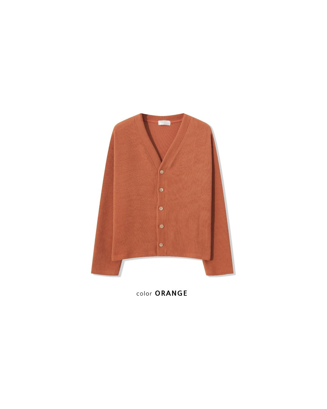 (UNISEX) Knitted V-Neck Cardigan
