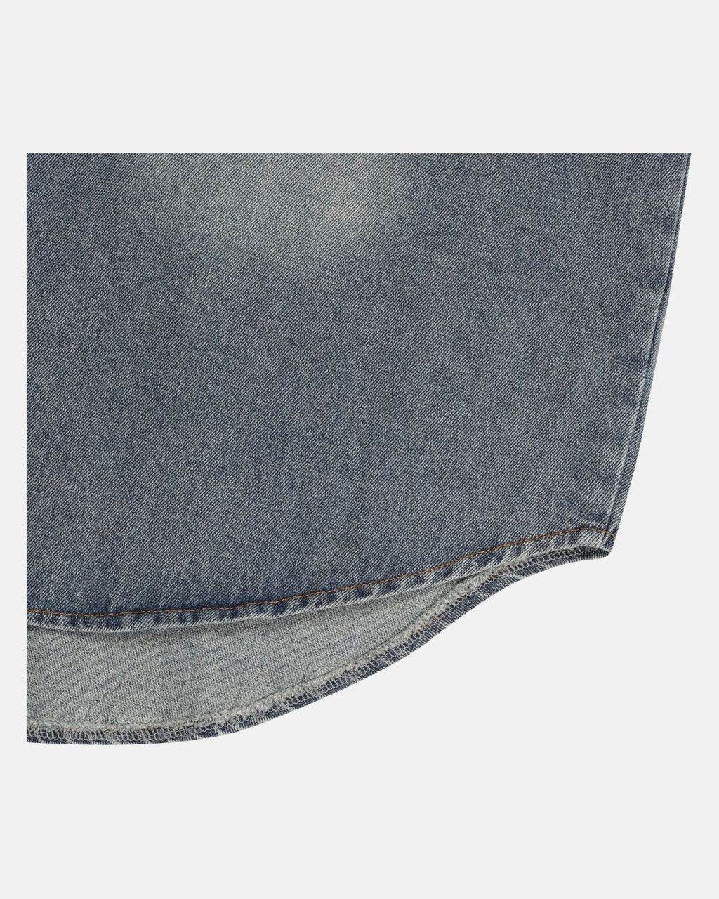 (UNISEX) Scratch Denim Shirts Jacket