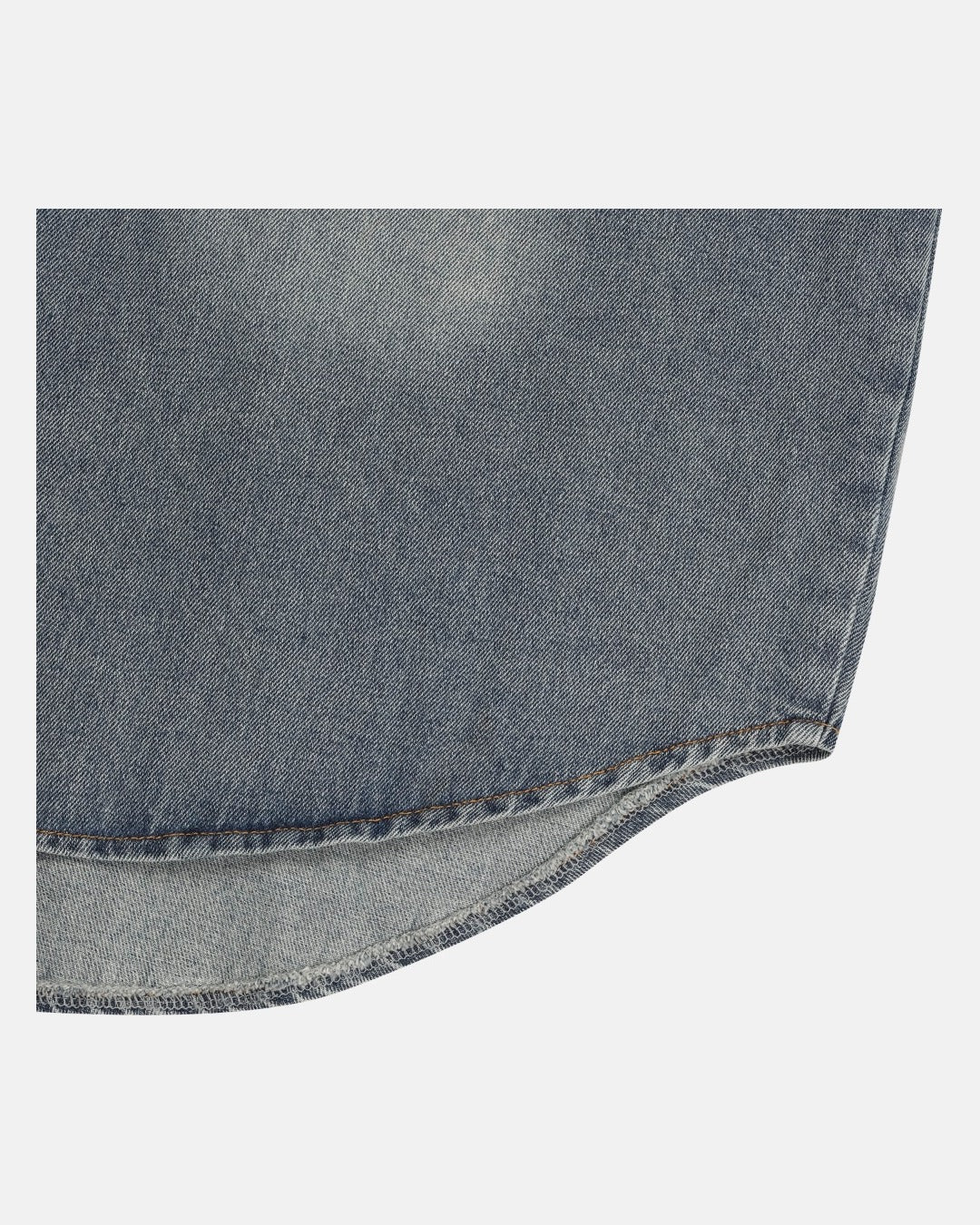 (UNISEX) Scratch Denim Shirts Jacket
