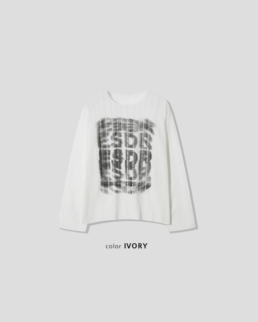 (UNISEX) ESDR Lettering Knit