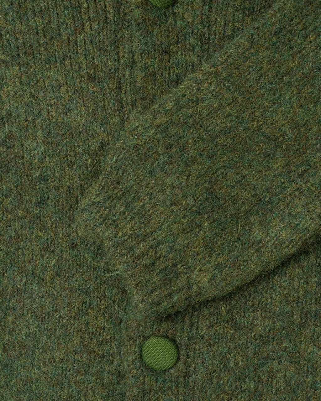 (UNISEX) Bulky Brush Wool Cardigan