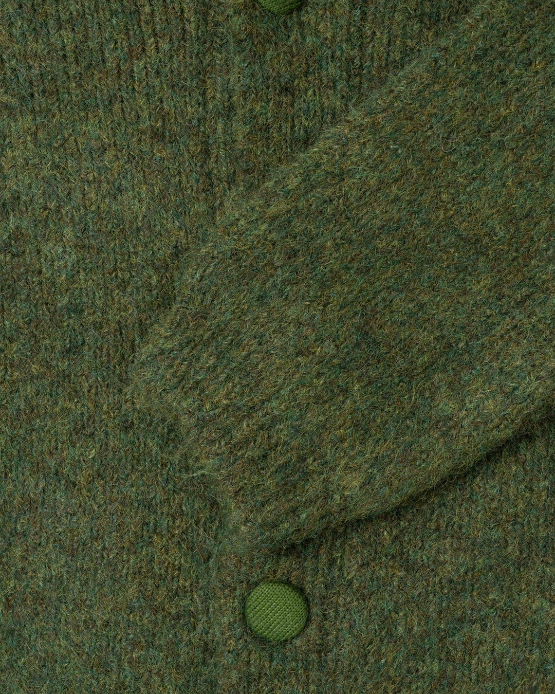 (UNISEX) Bulky Brush Wool Cardigan