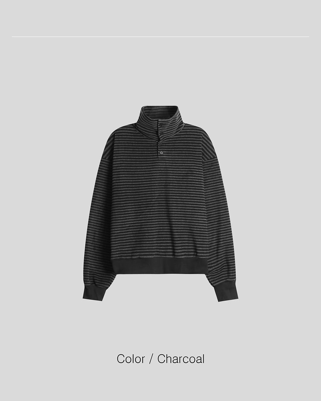(UNISEX) 2Way Finger Hole Fleece Top