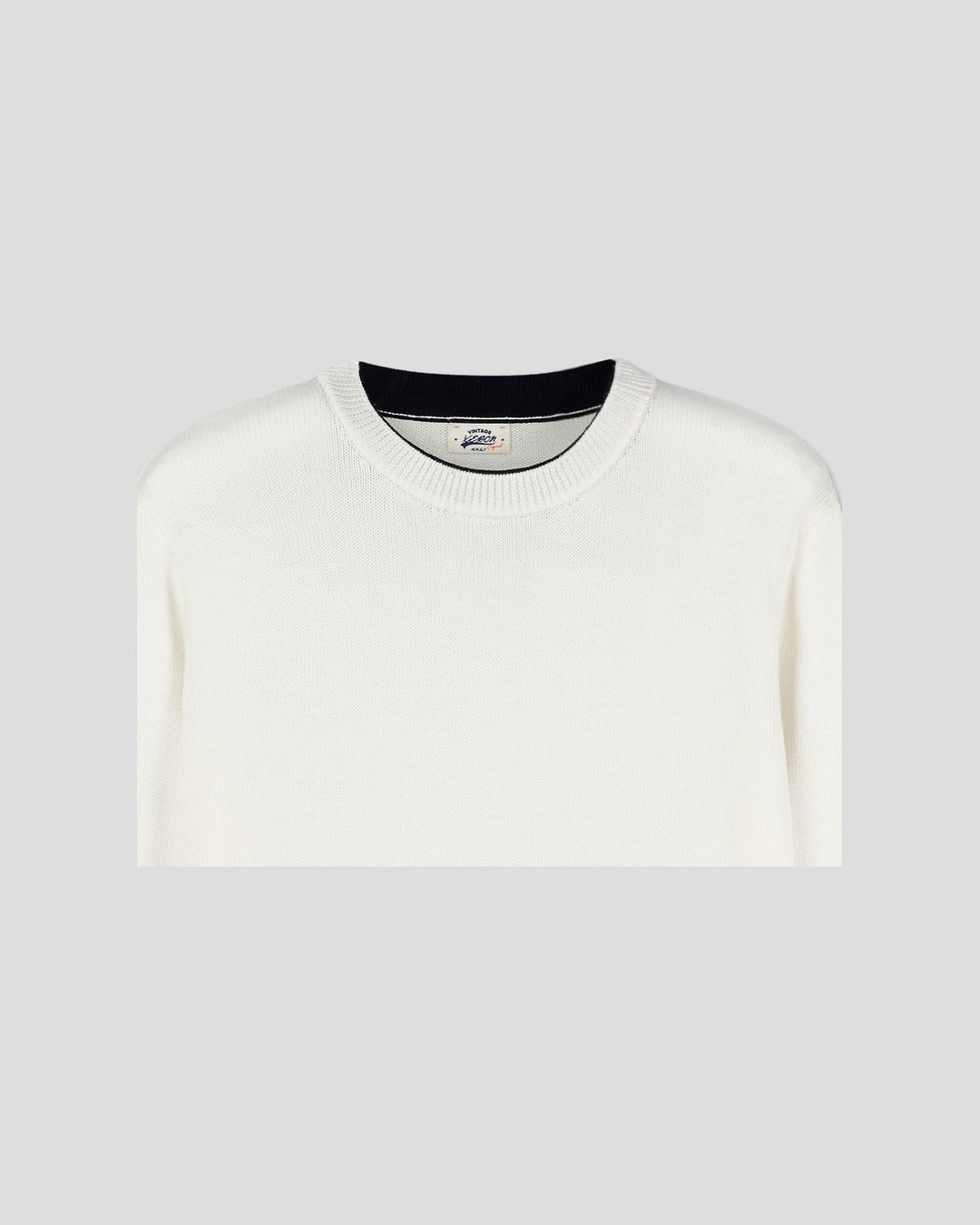 (UNISEX) Colorblock Round Knit