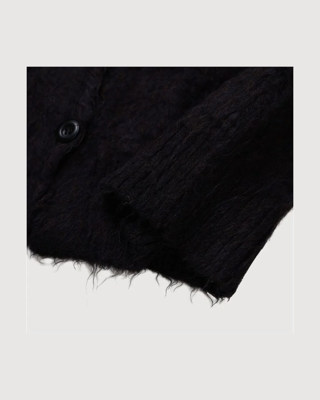 (UNISEX) Angora Crop Cardigan