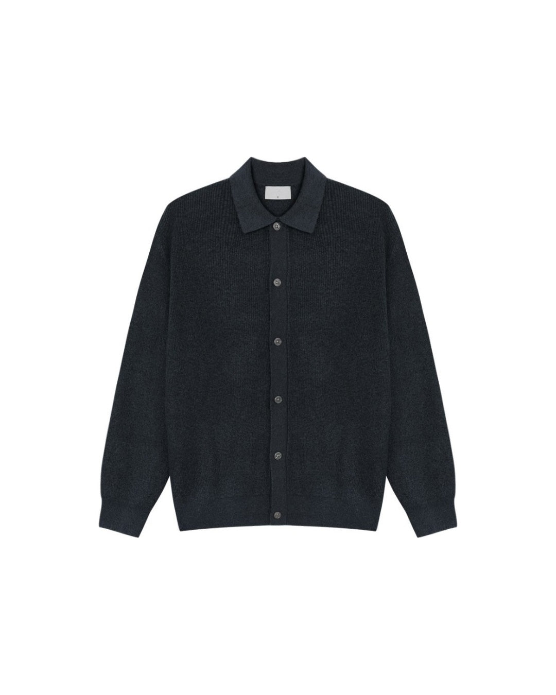 (UNISEX) Cashmere Like Soft Collar Cardigan