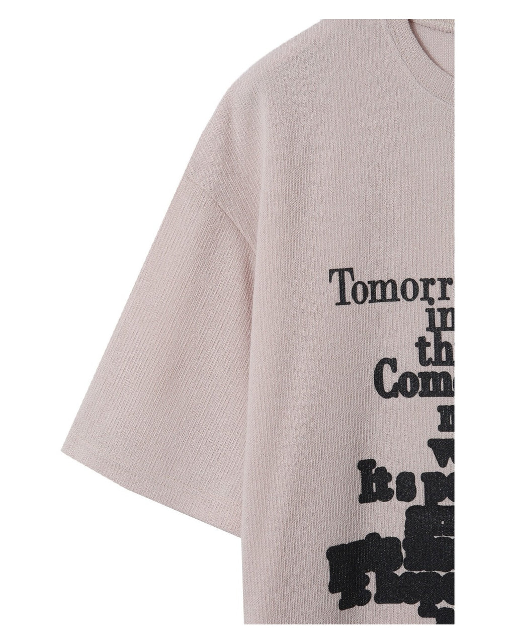 (UNISEX) Lettering Knit Short Sleeve