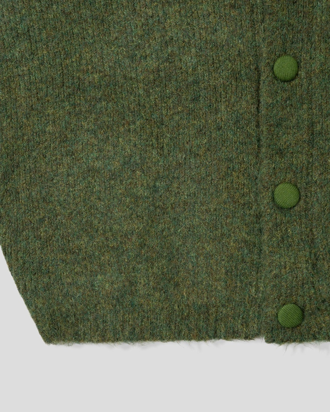 (UNISEX) Bulky Brush Wool Cardigan