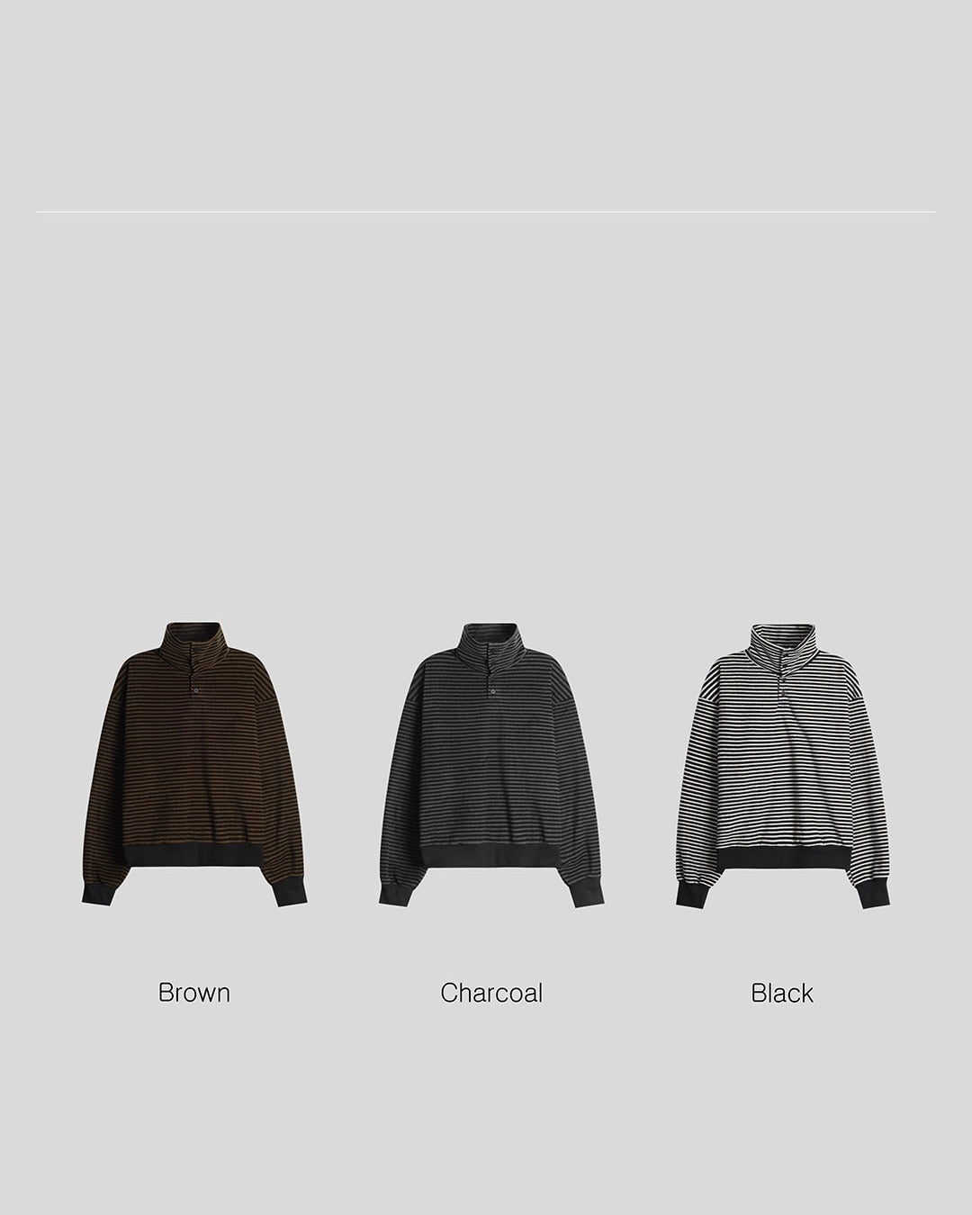 (UNISEX) 2Way Finger Hole Fleece Top