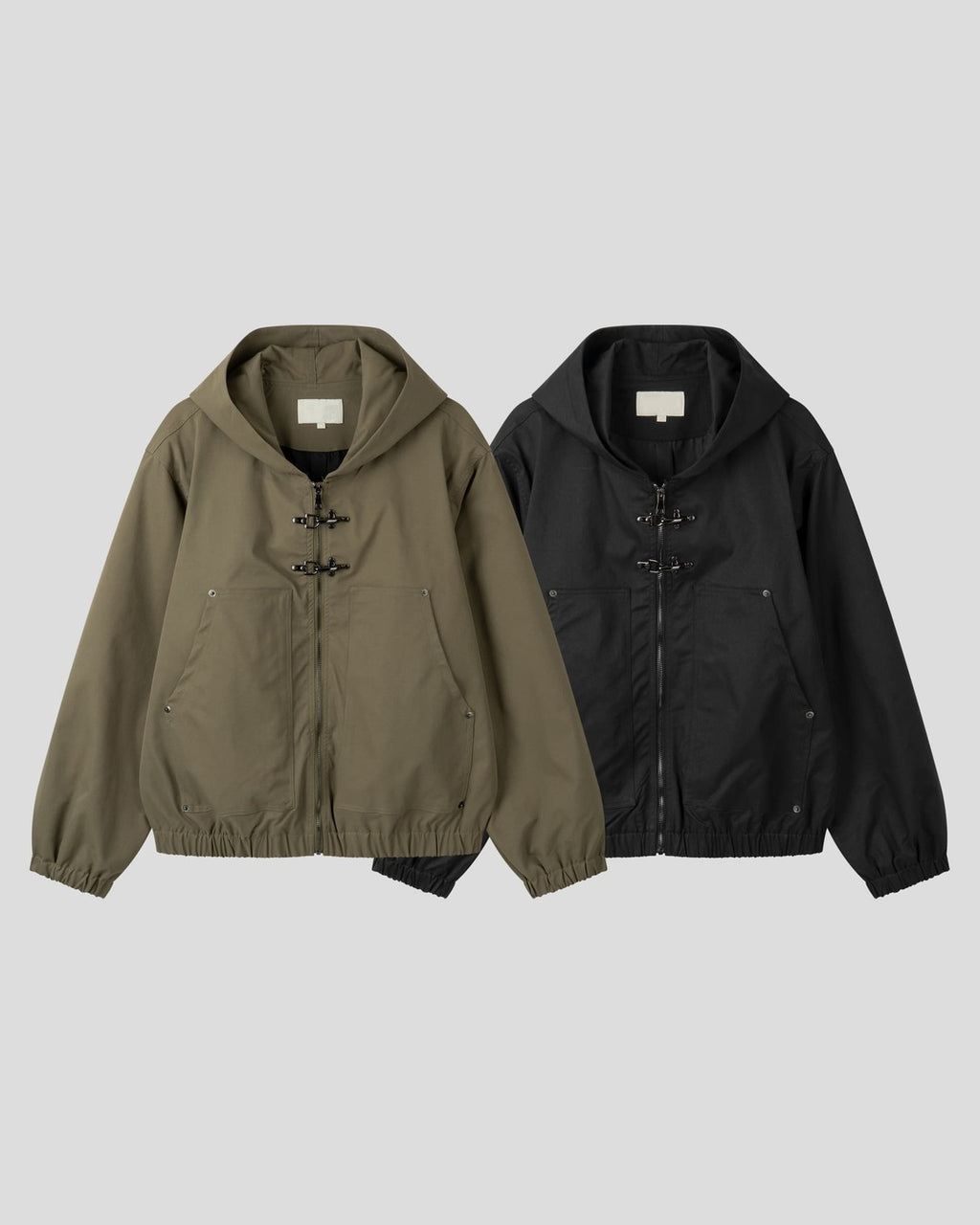 (UNISEX) Buckle Hood Jumper