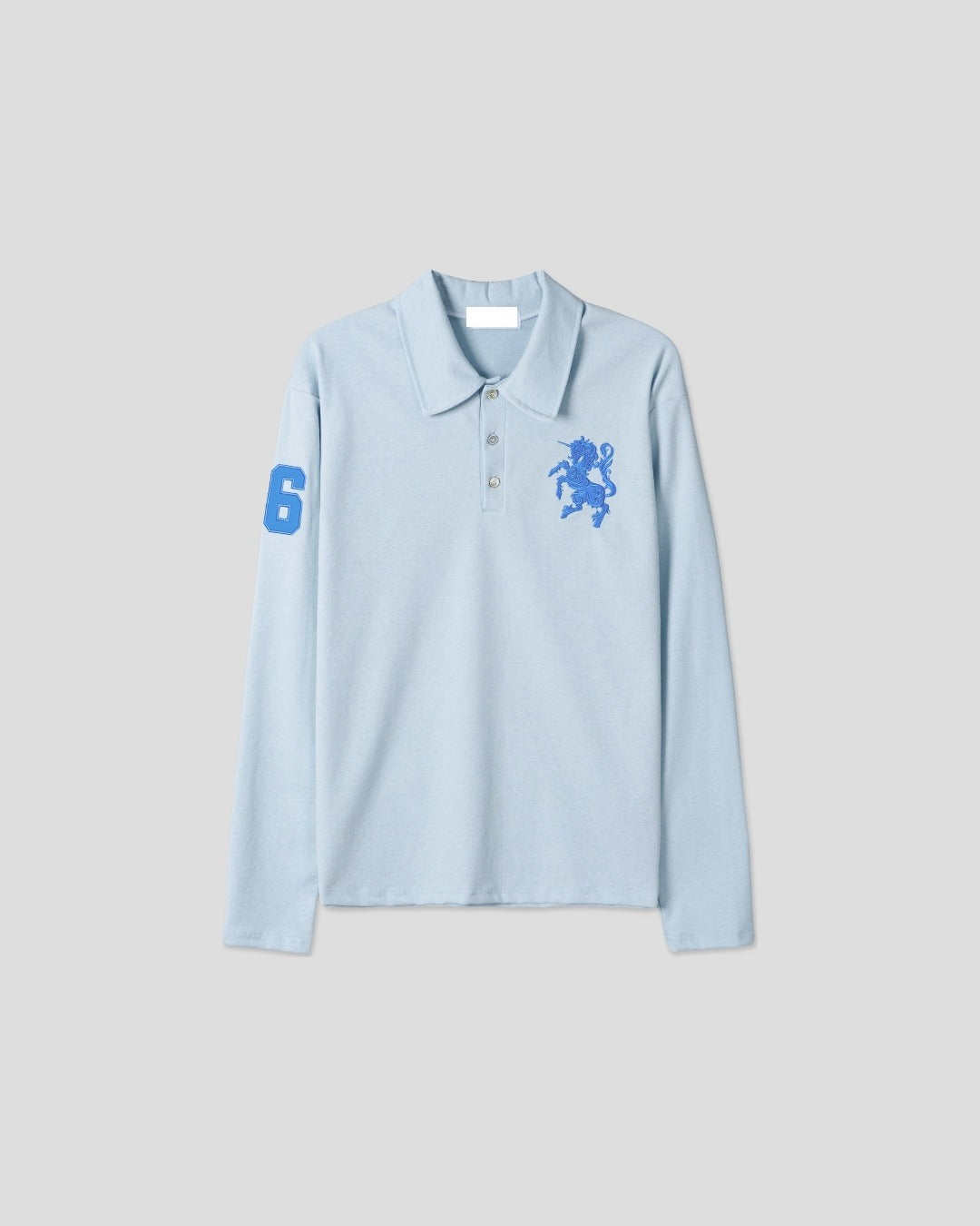 (UNISEX) Horse PK Collar Long Sleeve