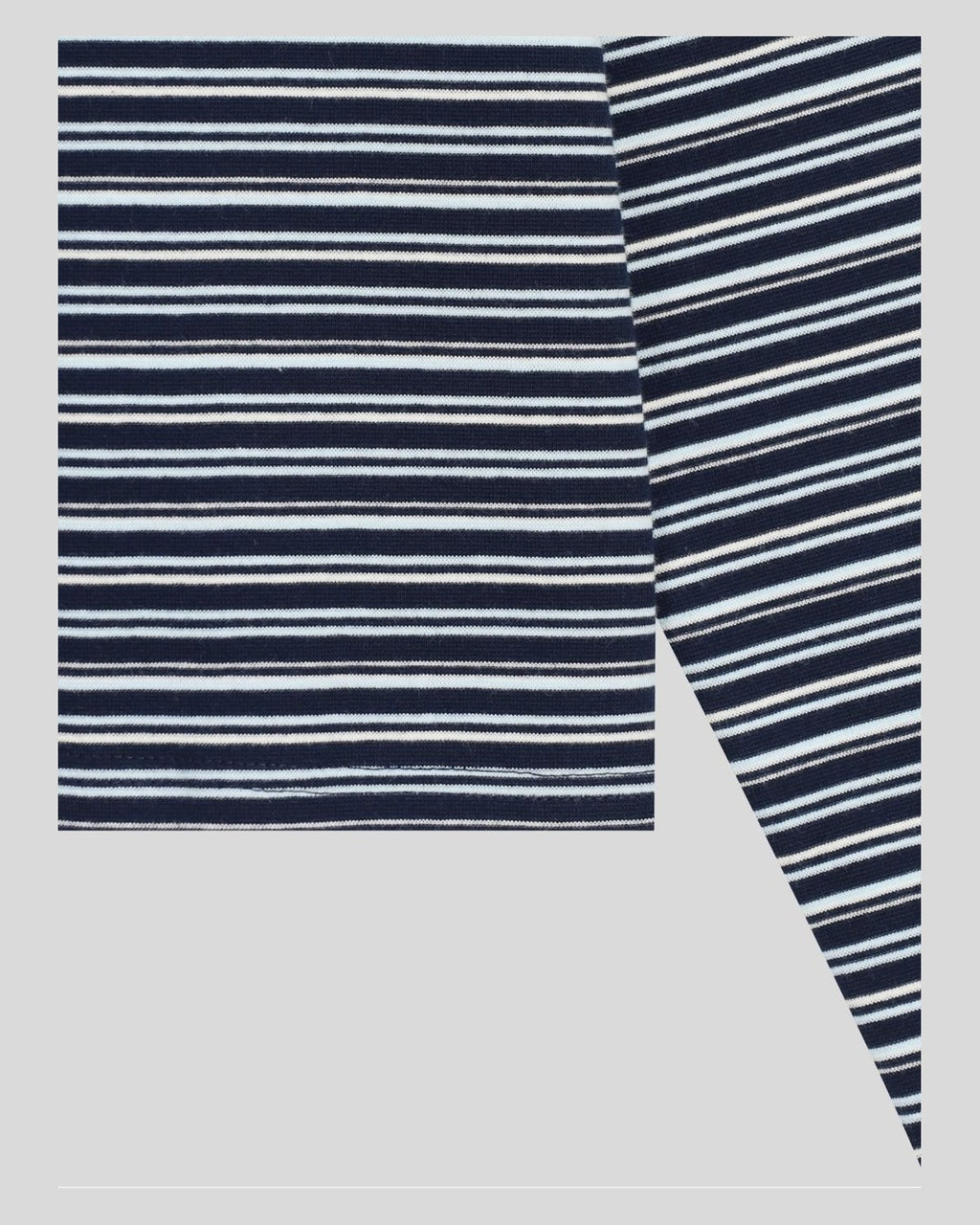 (UNISEX) Multi Stripe Hood Long Sleeve