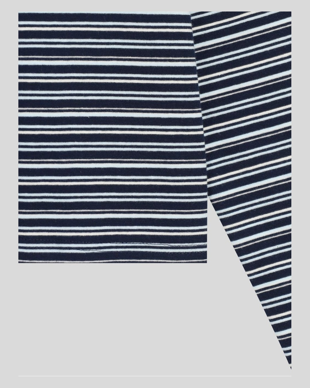 (UNISEX) Multi Stripe Hood Long Sleeve