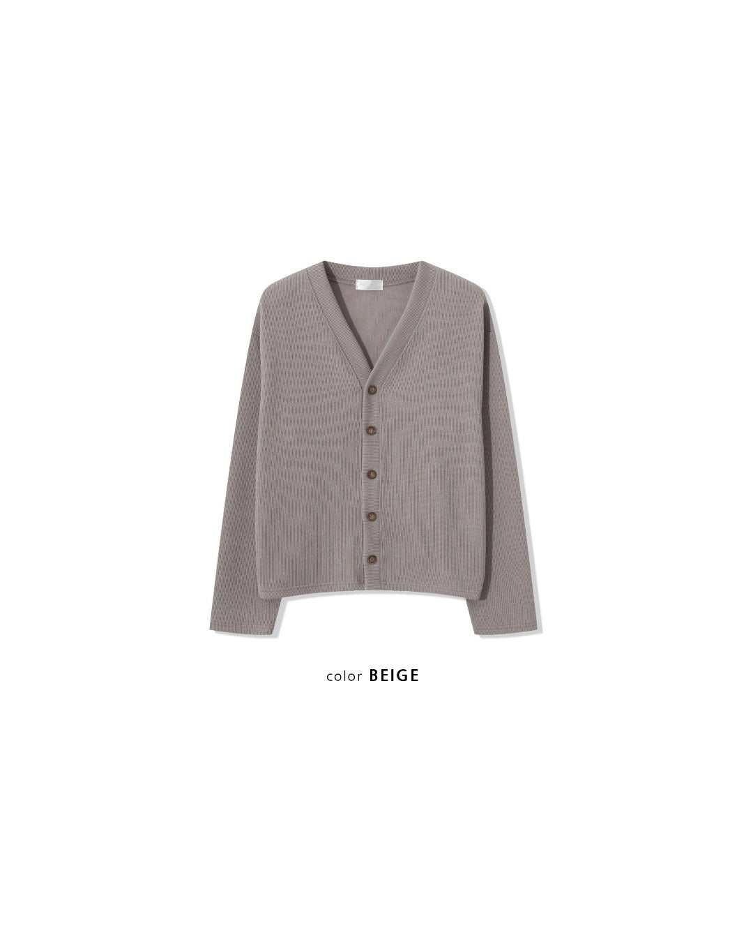 (UNISEX) Knitted V-Neck Cardigan