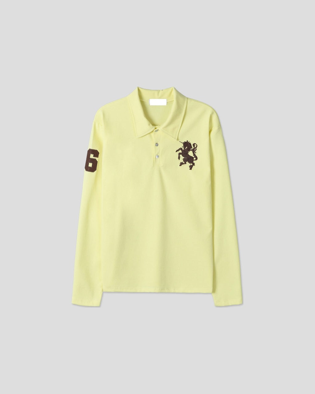 (UNISEX) Horse PK Collar Long Sleeve