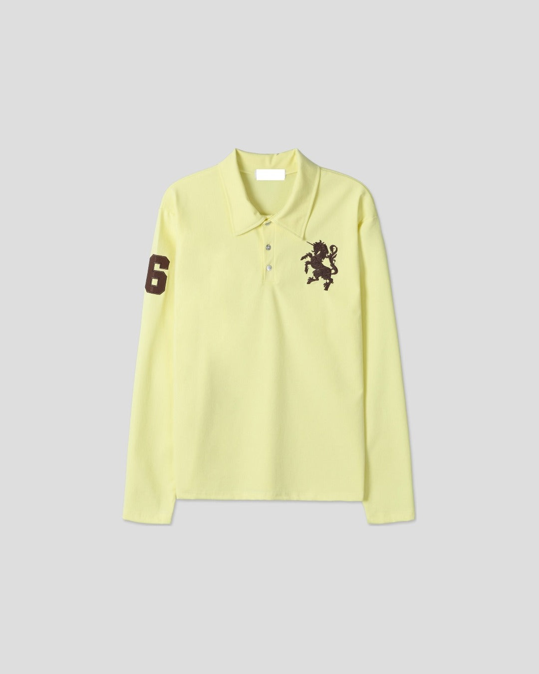 (UNISEX) Horse PK Collar Long Sleeve