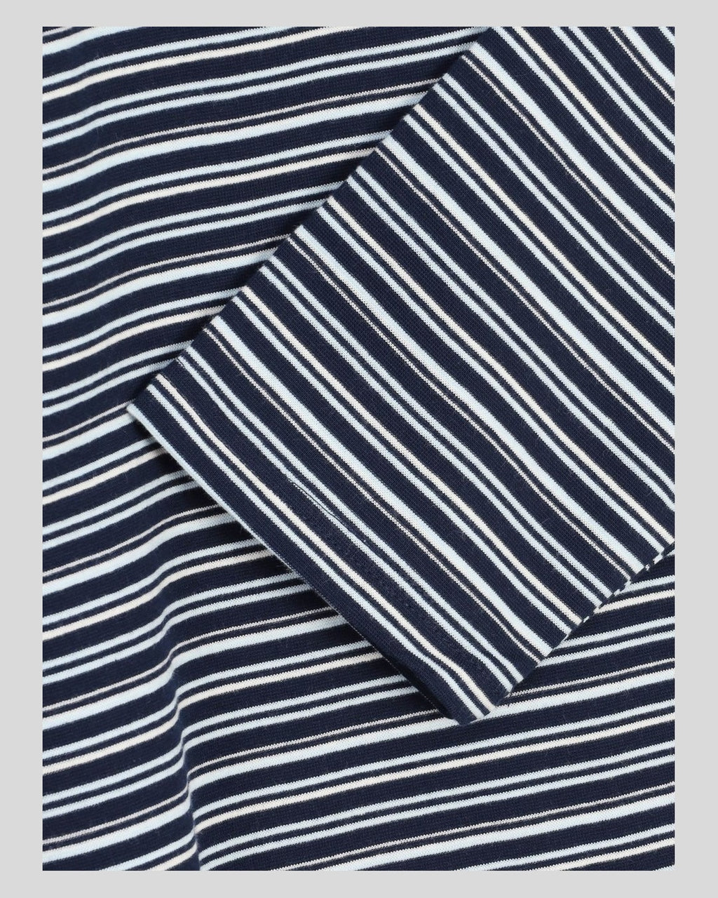(UNISEX) Multi Stripe Hood Long Sleeve