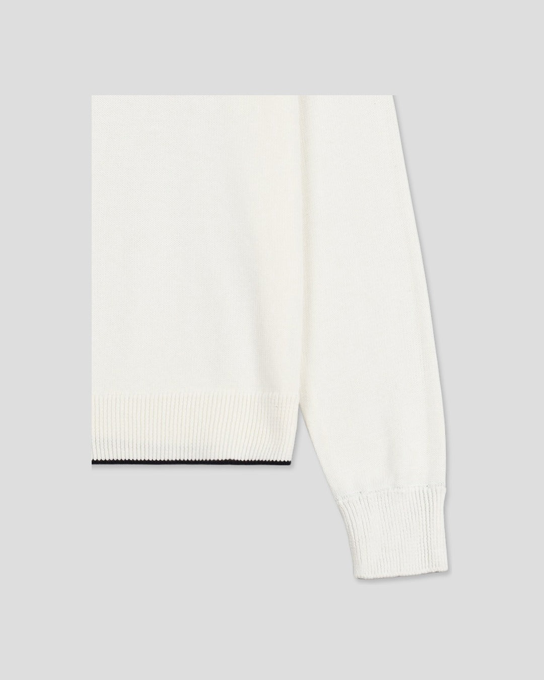 (UNISEX) Colorblock Round Knit