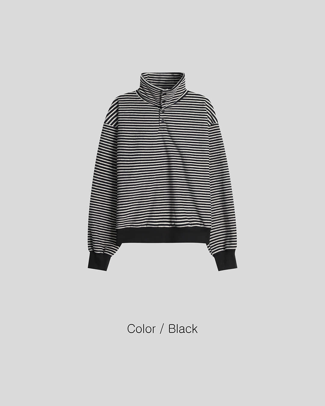 (UNISEX) 2Way Finger Hole Fleece Top