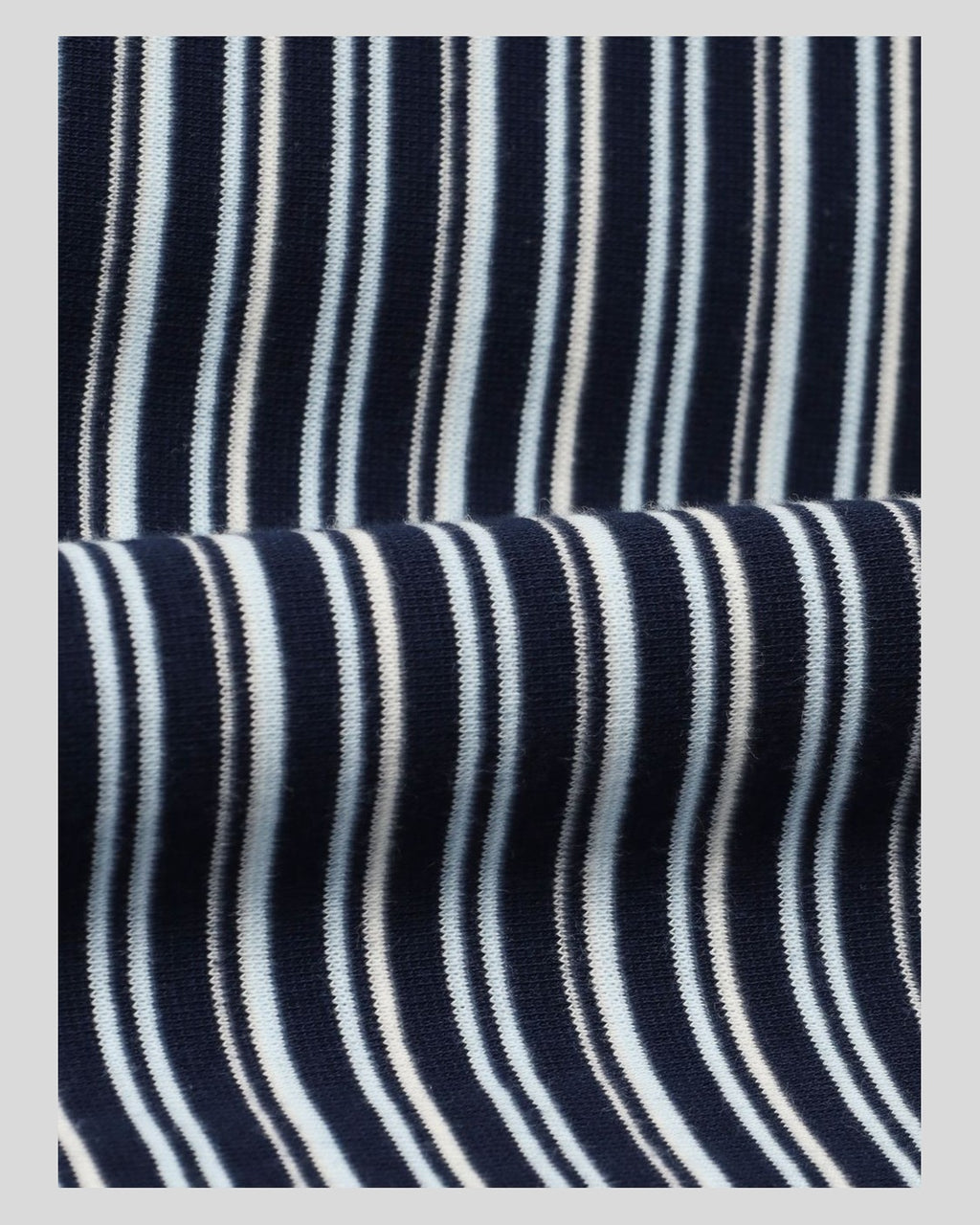 (UNISEX) Multi Stripe Hood Long Sleeve