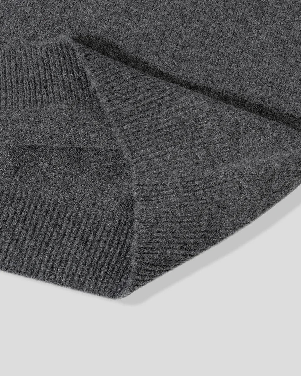 (UNISEX) Pone Henley Neck Wool Mix Knit