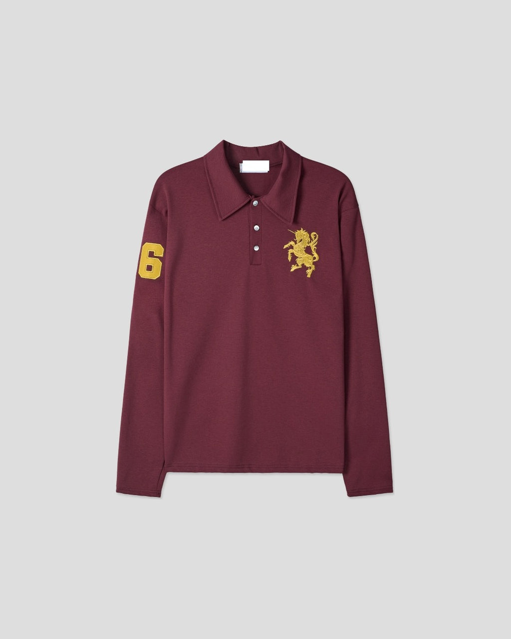 (UNISEX) Horse PK Collar Long Sleeve