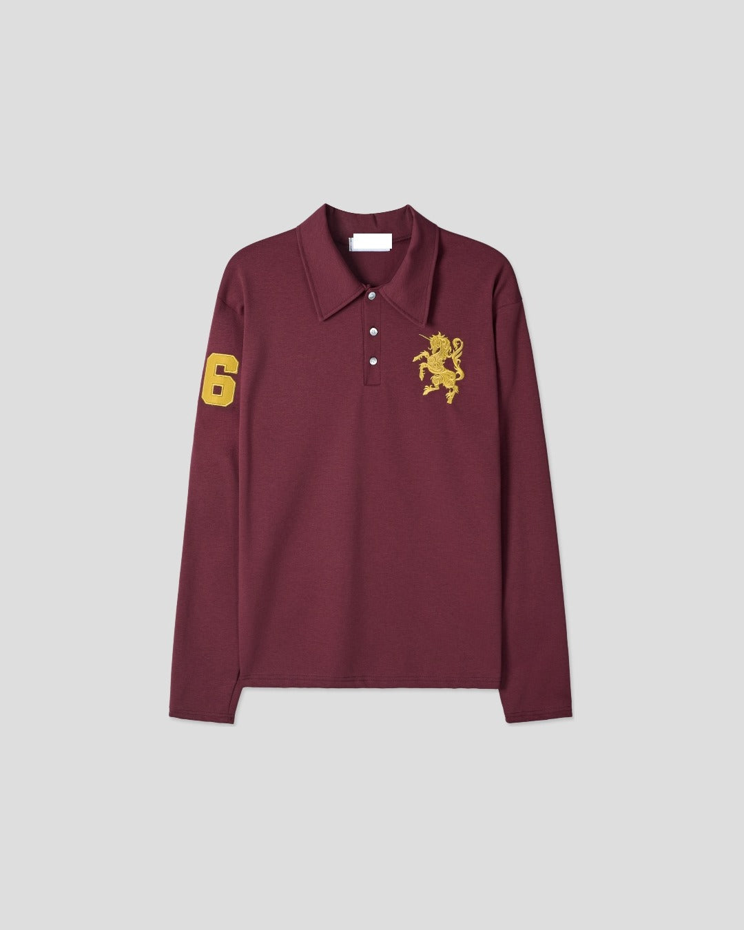 (UNISEX) Horse PK Collar Long Sleeve