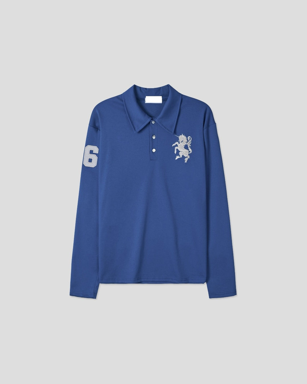 (UNISEX) Horse PK Collar Long Sleeve