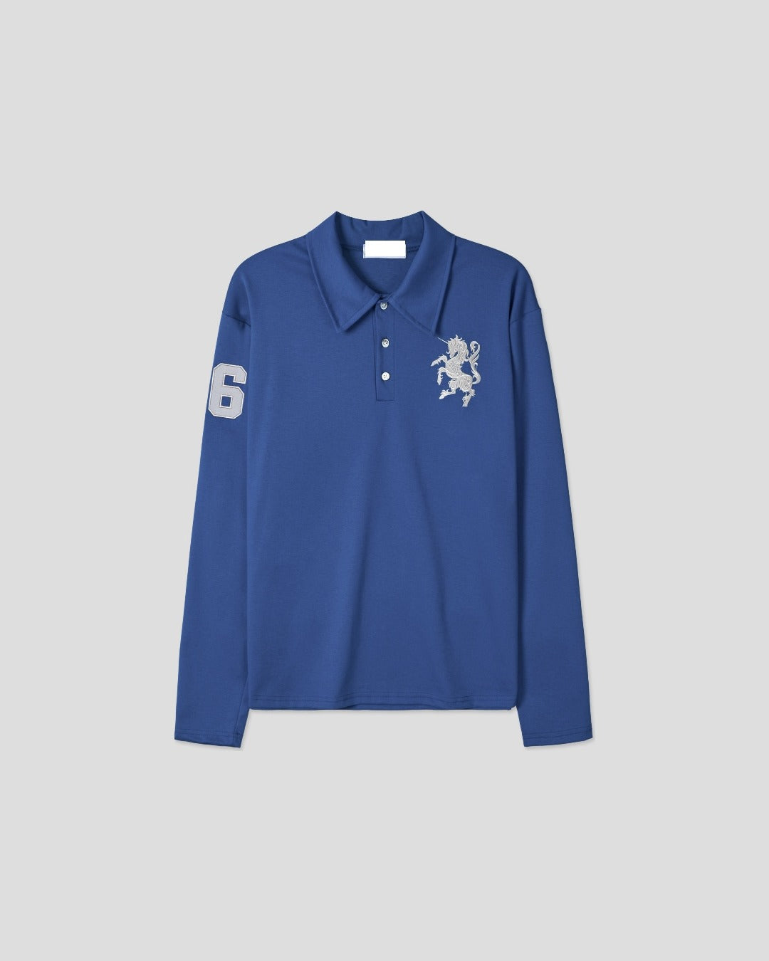 (UNISEX) Horse PK Collar Long Sleeve