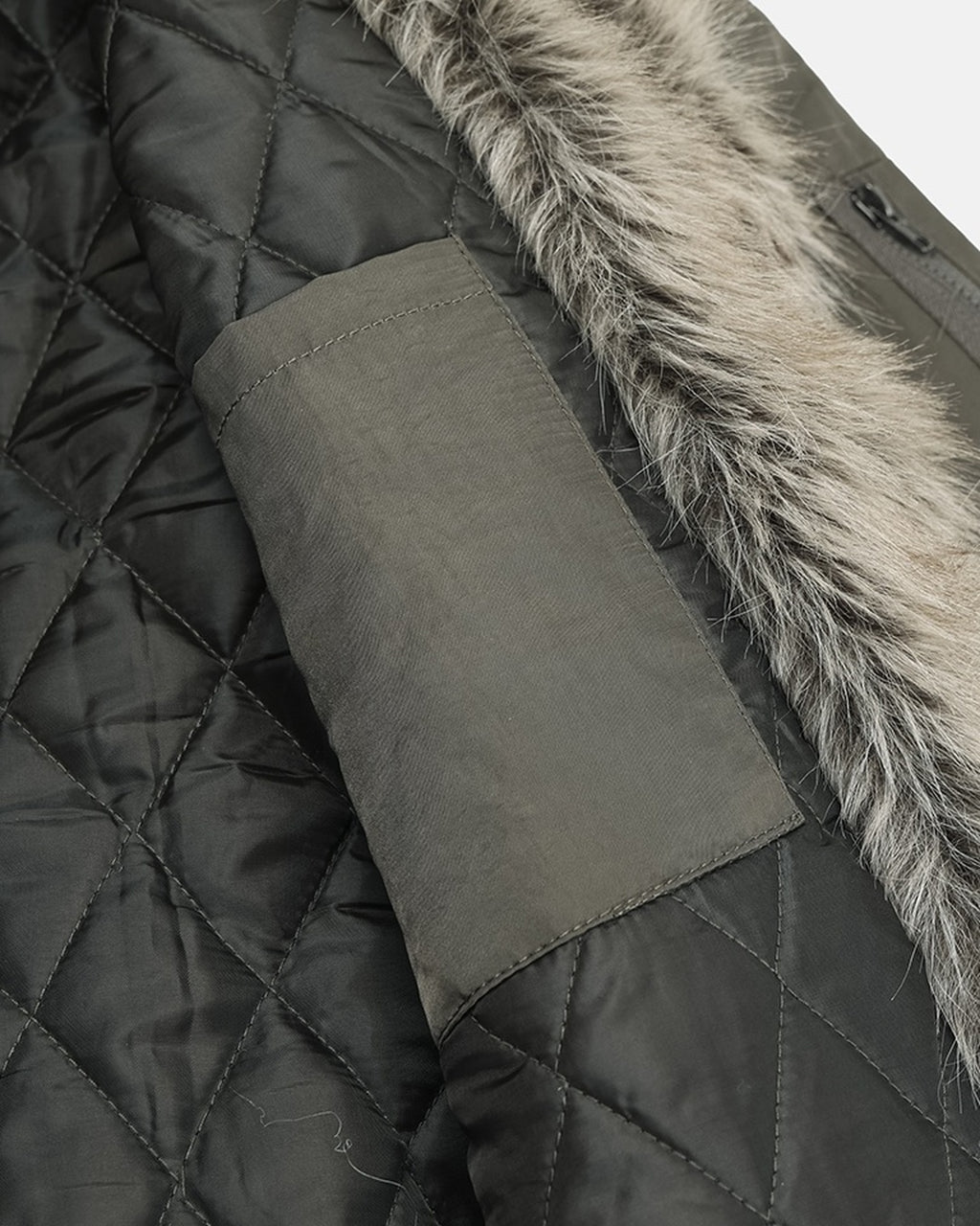 (UNISEX) Fur Trimming Quilted MA-1