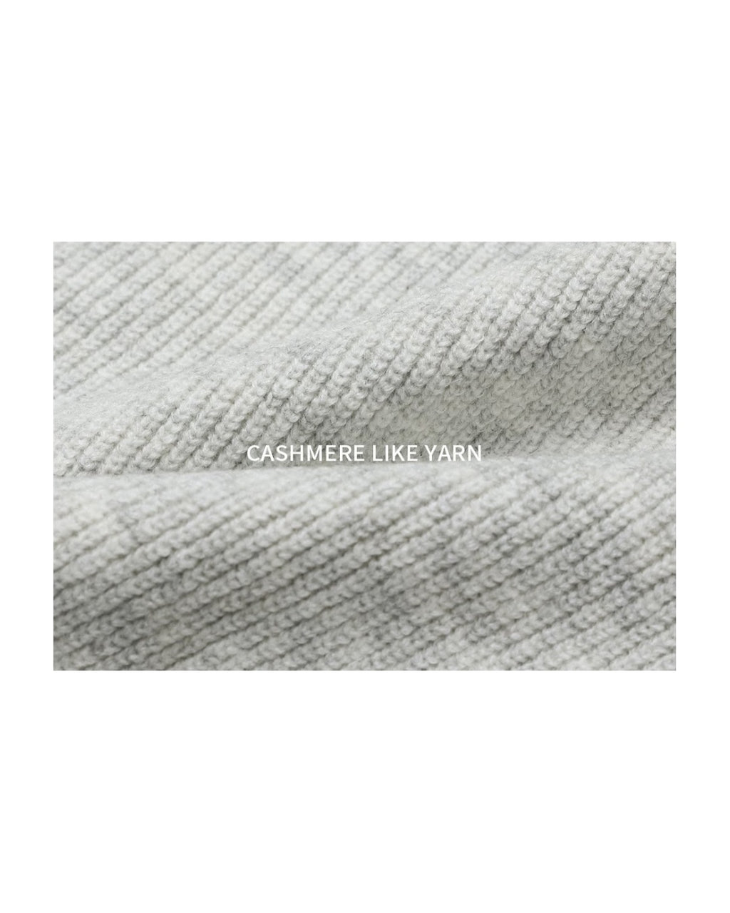 (UNISEX) Cashmere Like Soft Collar Cardigan