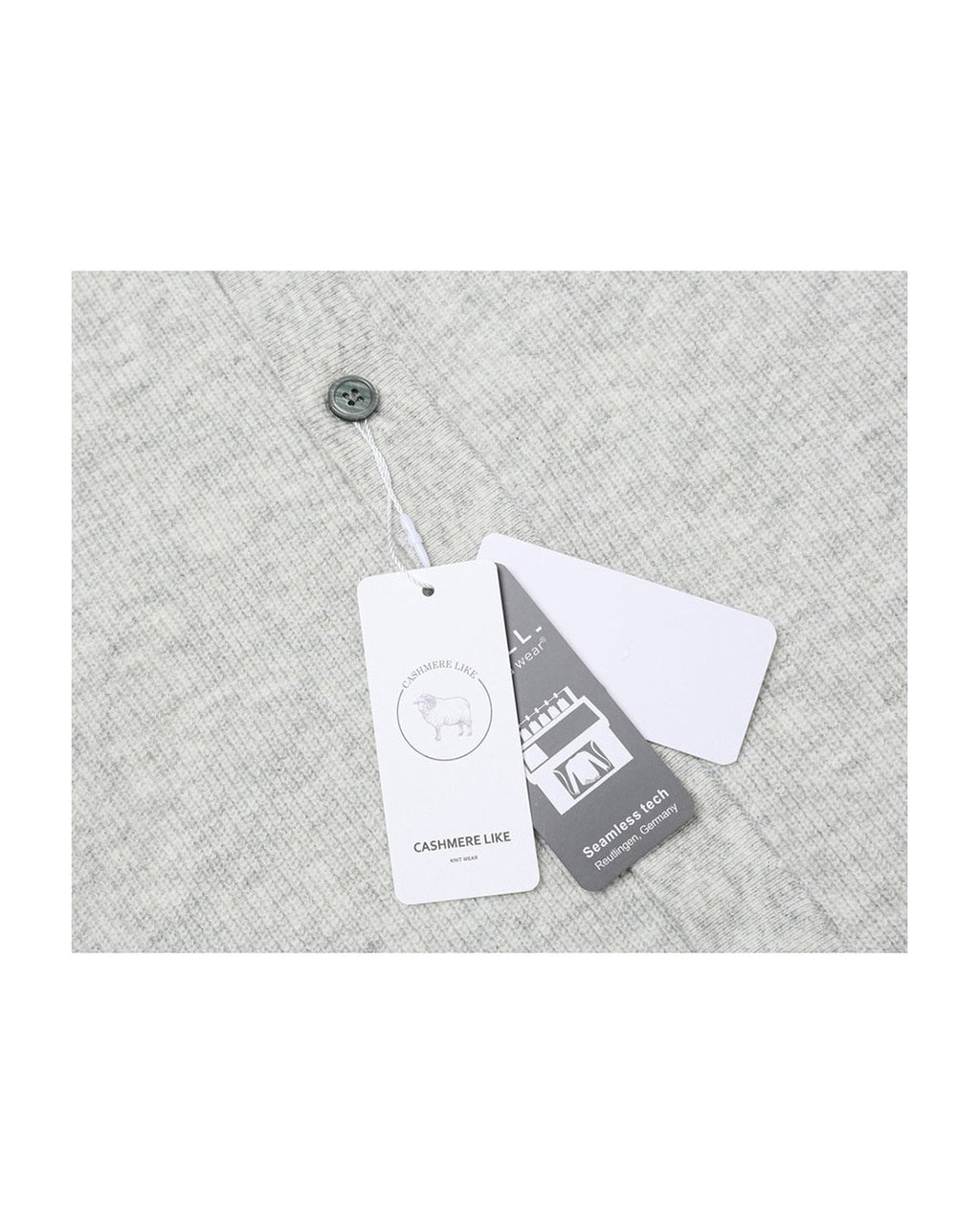 (UNISEX) Cashmere Like Soft Collar Cardigan