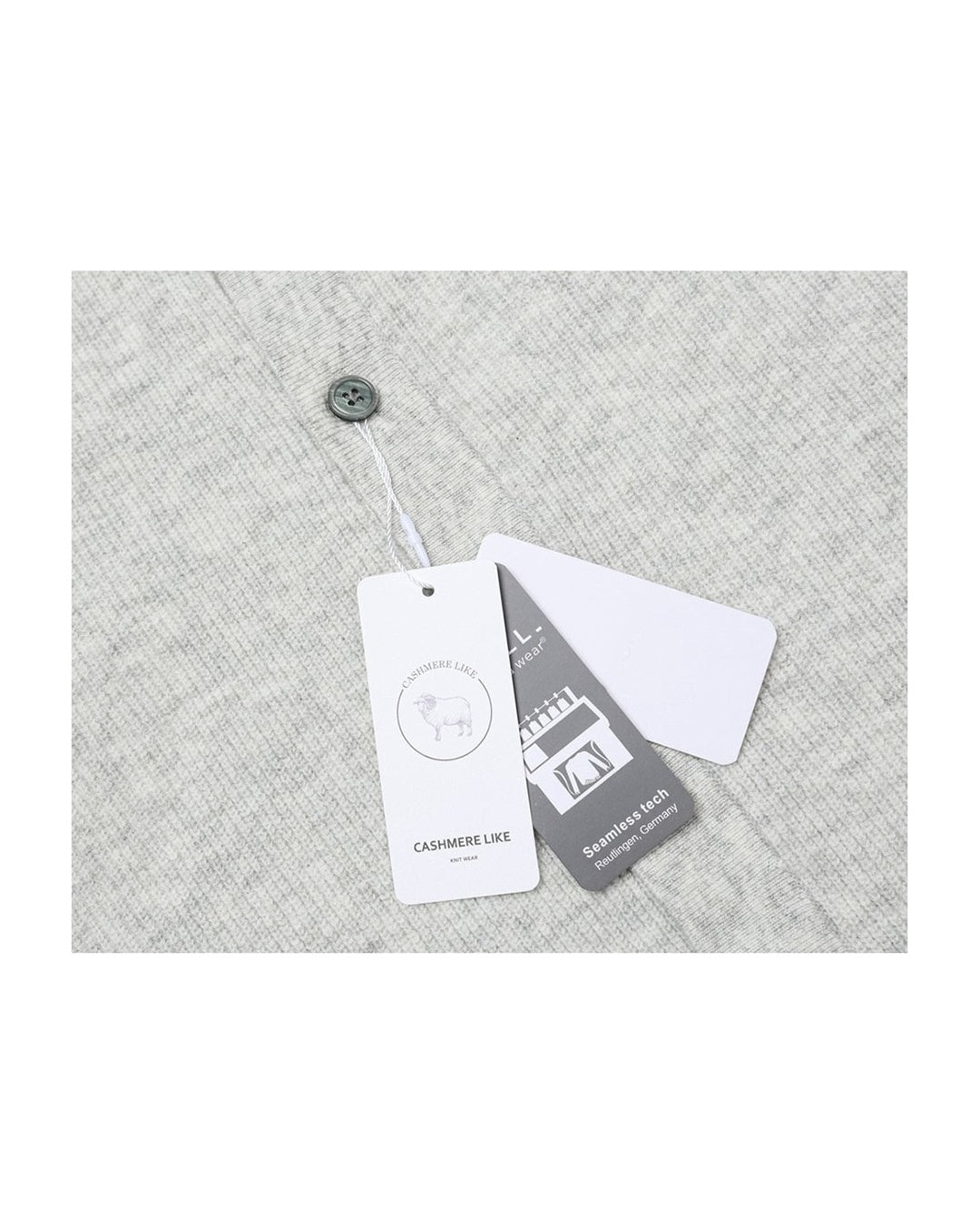 (UNISEX) Cashmere Like Soft Collar Cardigan