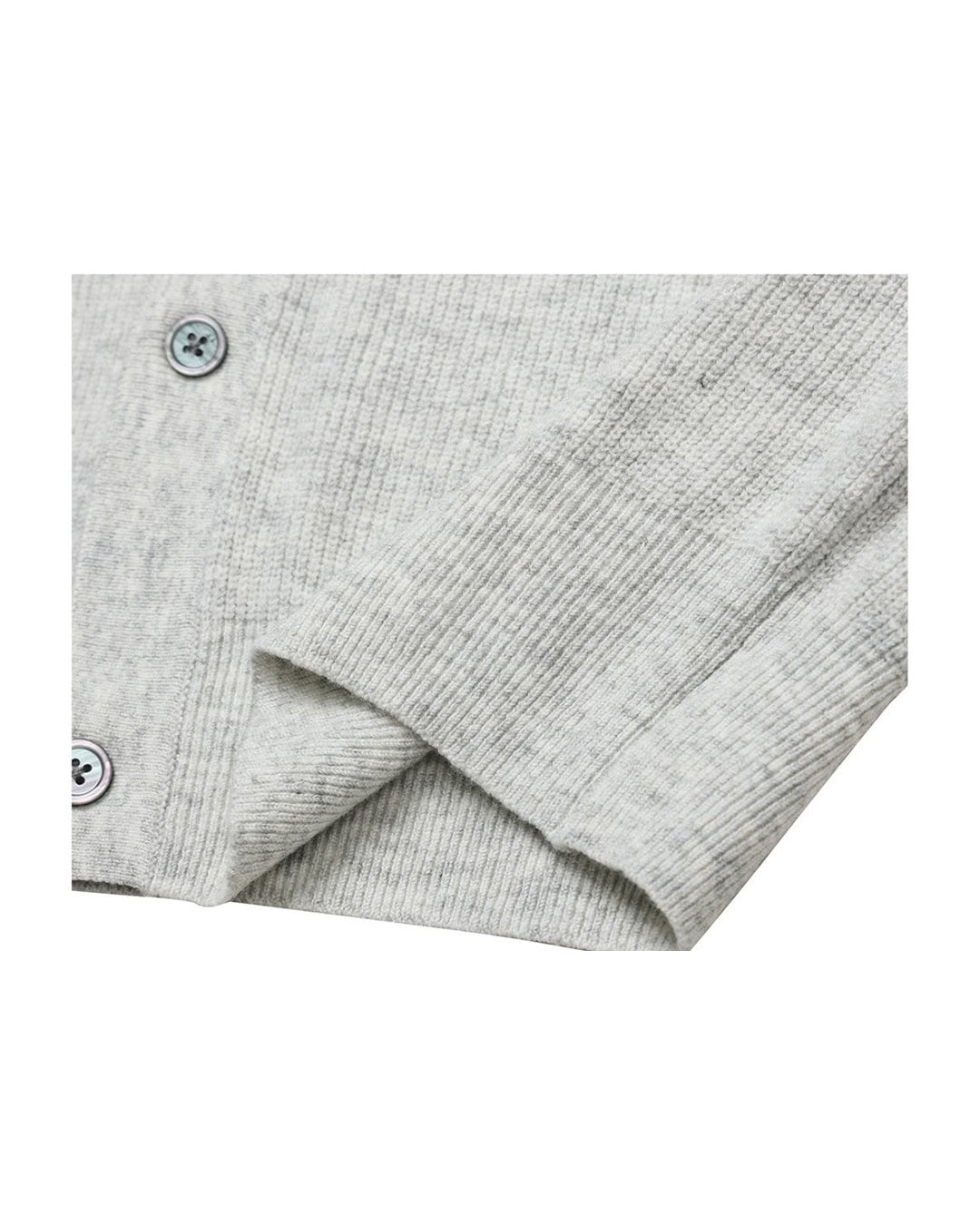 (UNISEX) Cashmere Like Soft Collar Cardigan