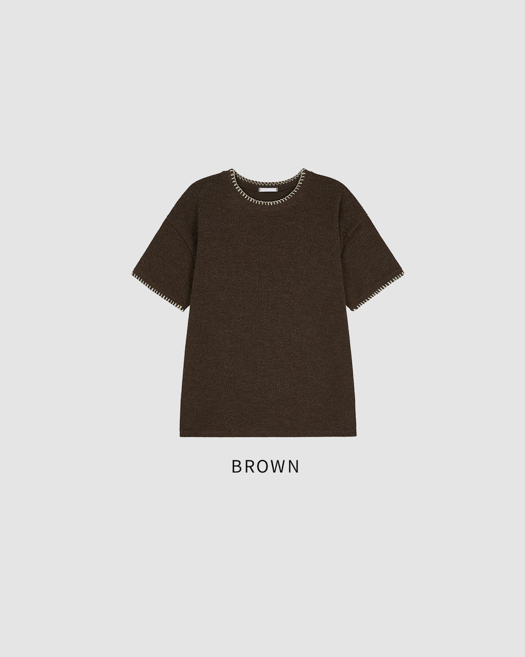 (M's) Stitch Copped Knit