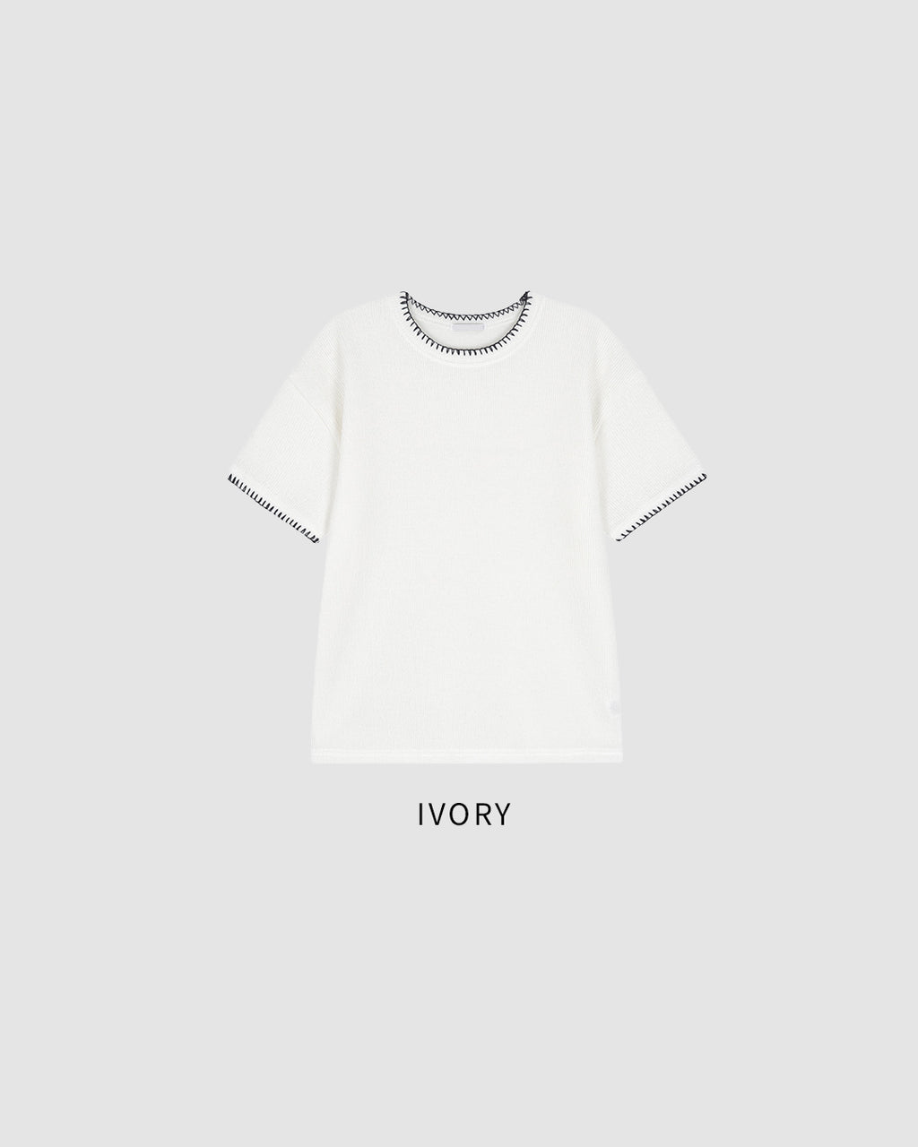 (M's) Stitch Copped Knit