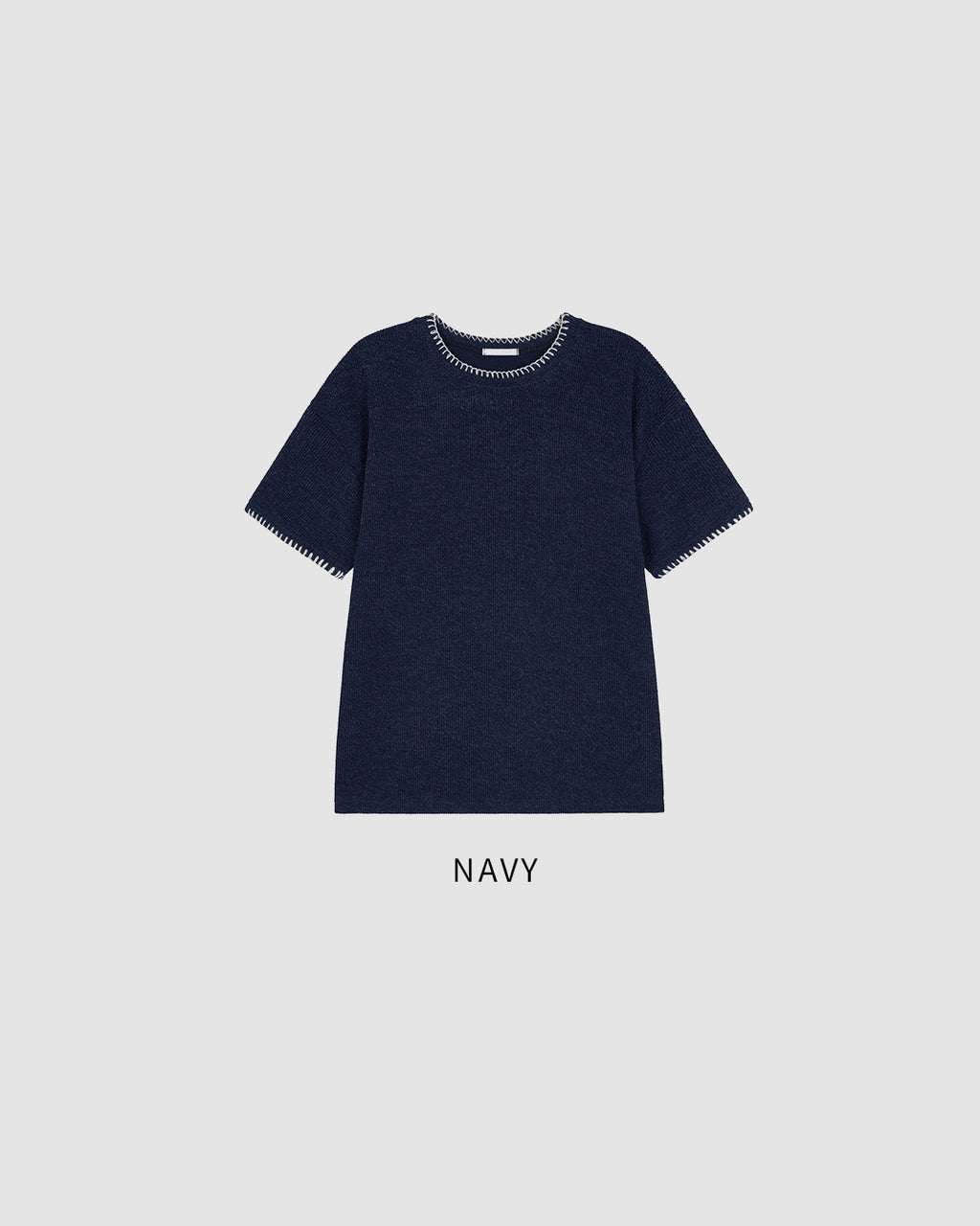 (M's) Stitch Copped Knit
