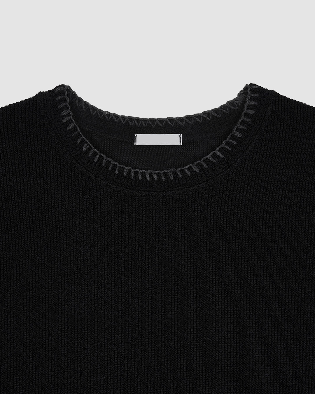 (M's) Stitch Copped Knit