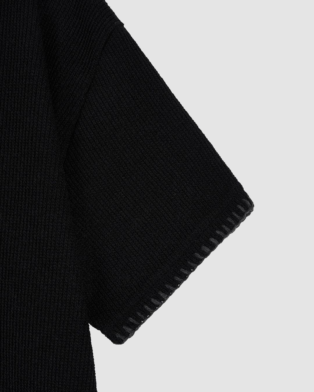 (M's) Stitch Copped Knit