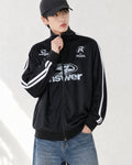 (UNISEX) Velour Track Jersey Jacket