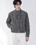 (UNISEX) Le Mans Biker Suede Crop Jacket
