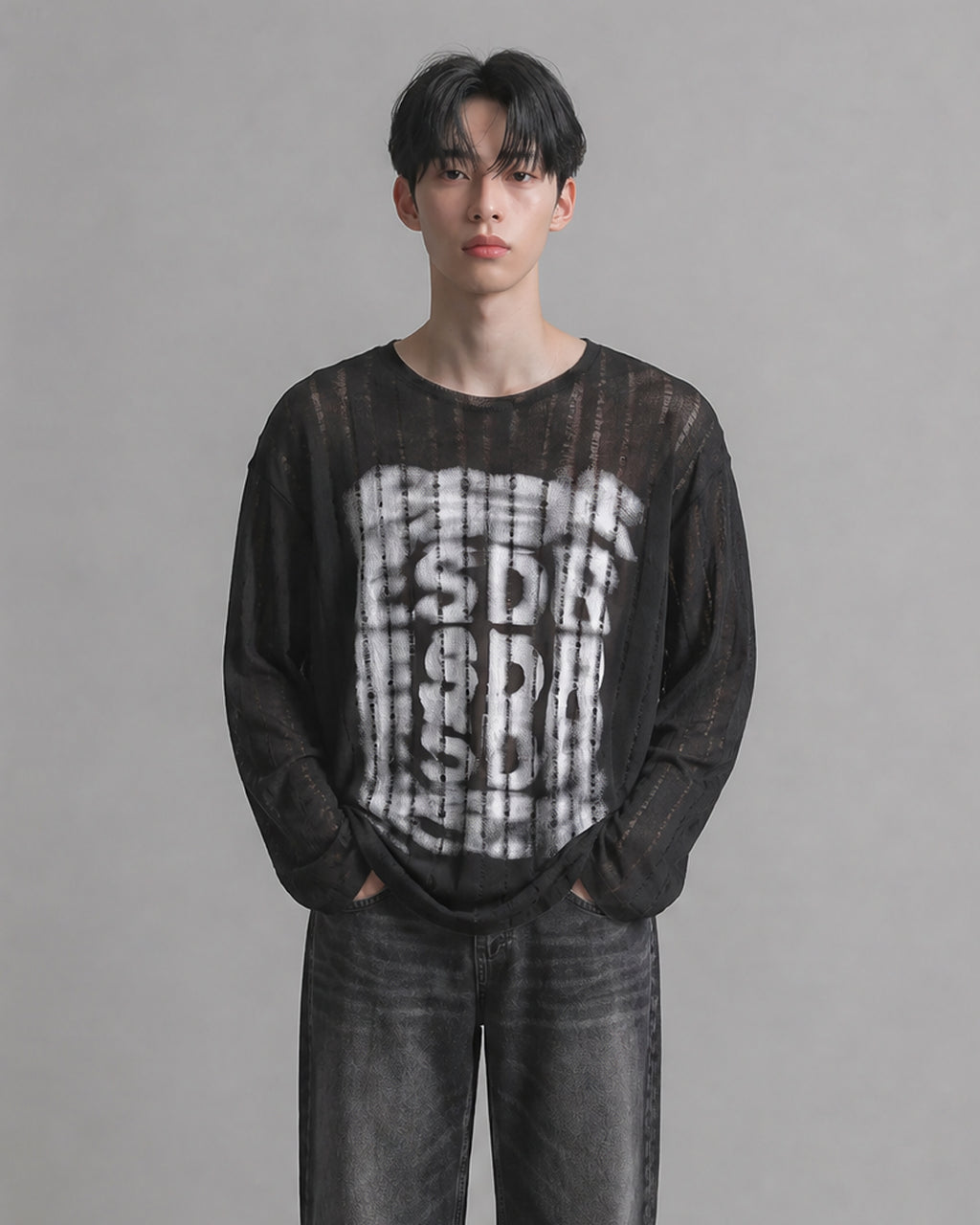 (UNISEX) ESDR Lettering Knit