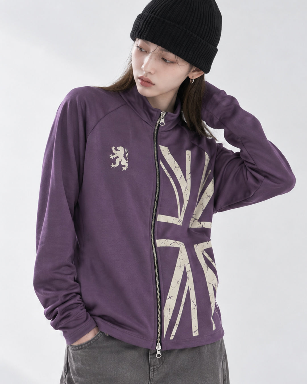 (UNISEX) England Jersey Zip Jacket