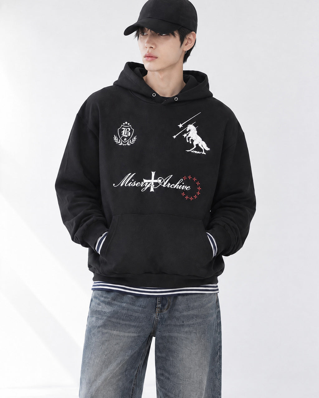 (UNISEX) Starfall Graphic Hoodie