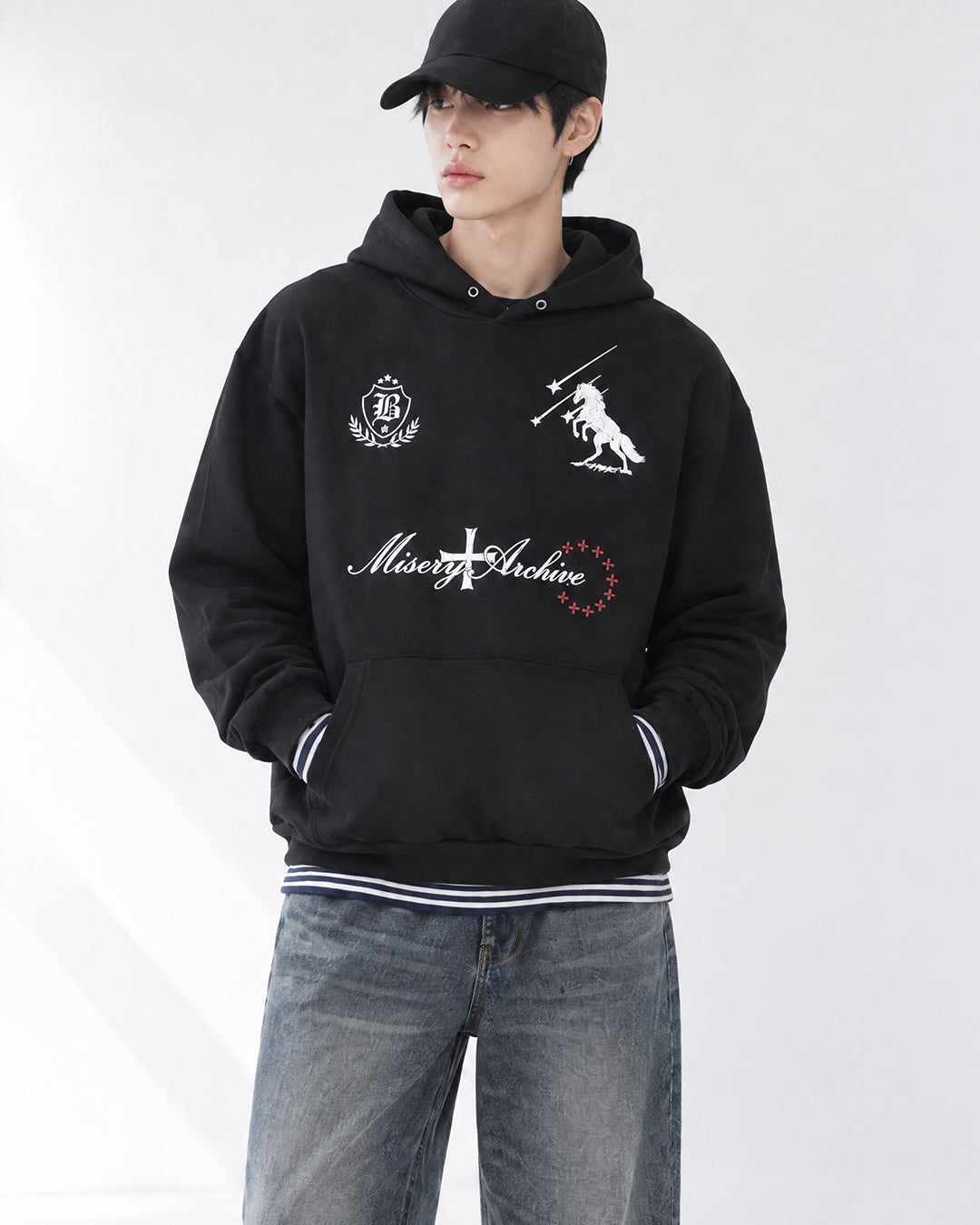 (UNISEX) Starfall Graphic Hoodie