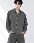 (UNISEX) Fireman Buckle Check Shirt