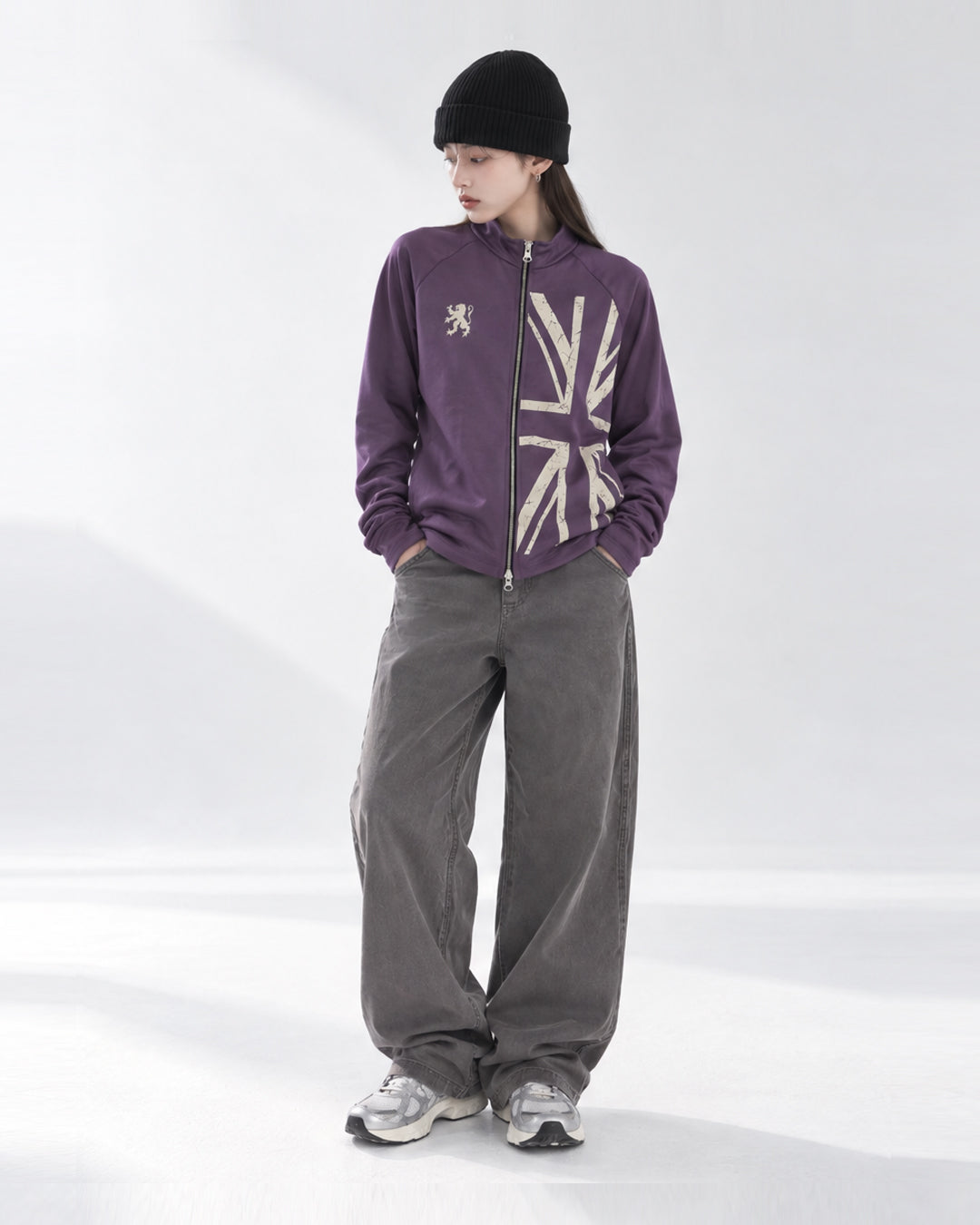 (UNISEX) England Jersey Zip Jacket