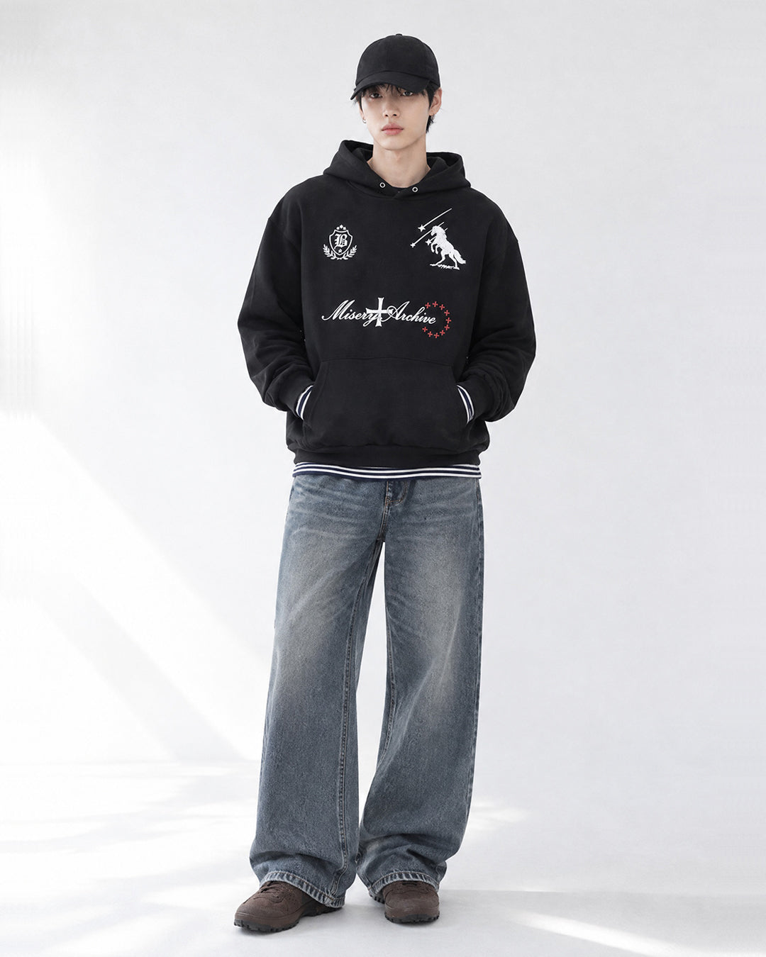 (UNISEX) Starfall Graphic Hoodie
