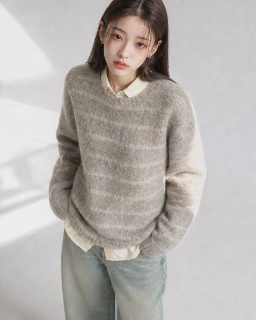 (UNISEX) Melony Brush Knit