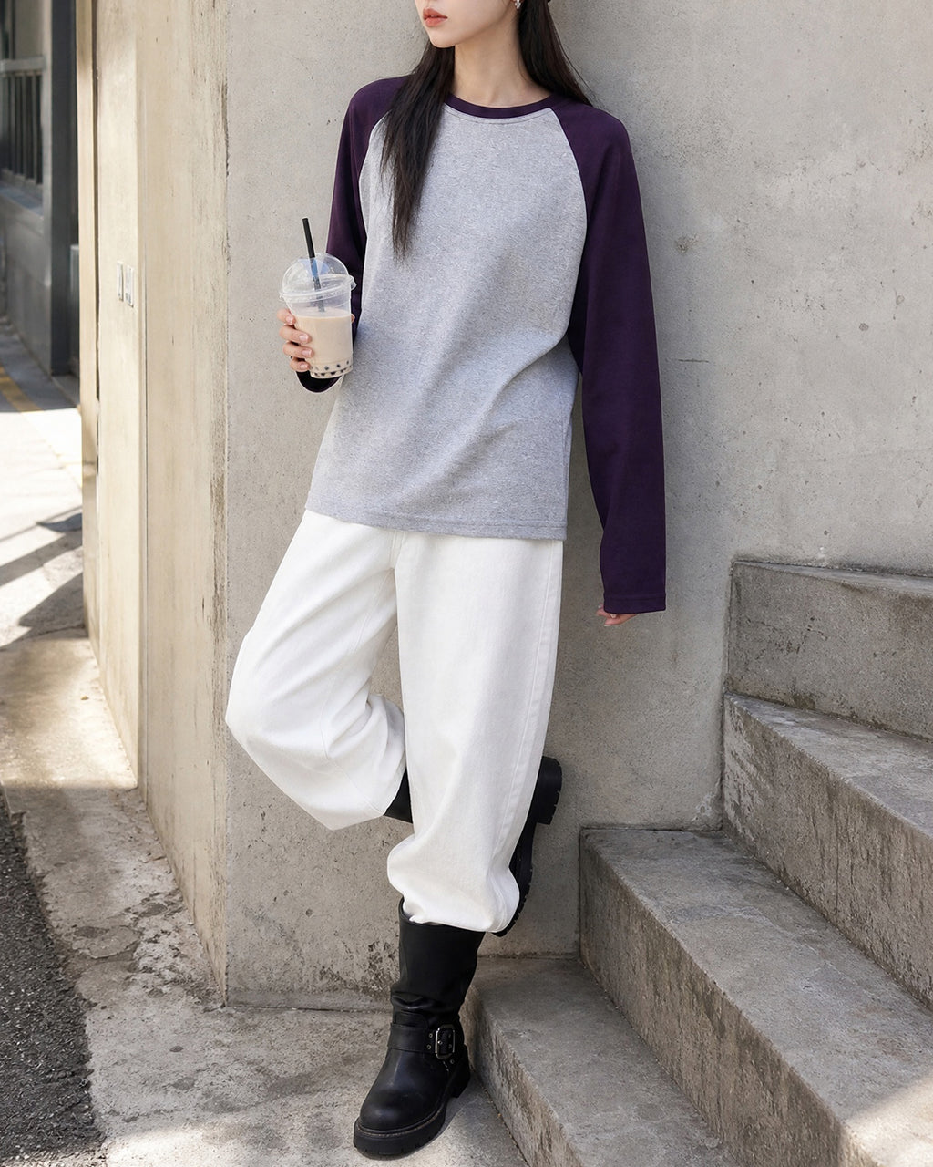 (UNISEX) Hands Raglan Long Sleeve